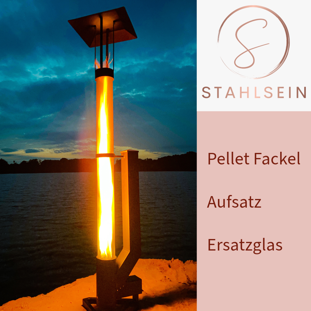 Pellet Fackel Paket besteht aus einer Pellet Fackel Heros, Pellet Fackel Aufsatz und ein Ersatzglas 