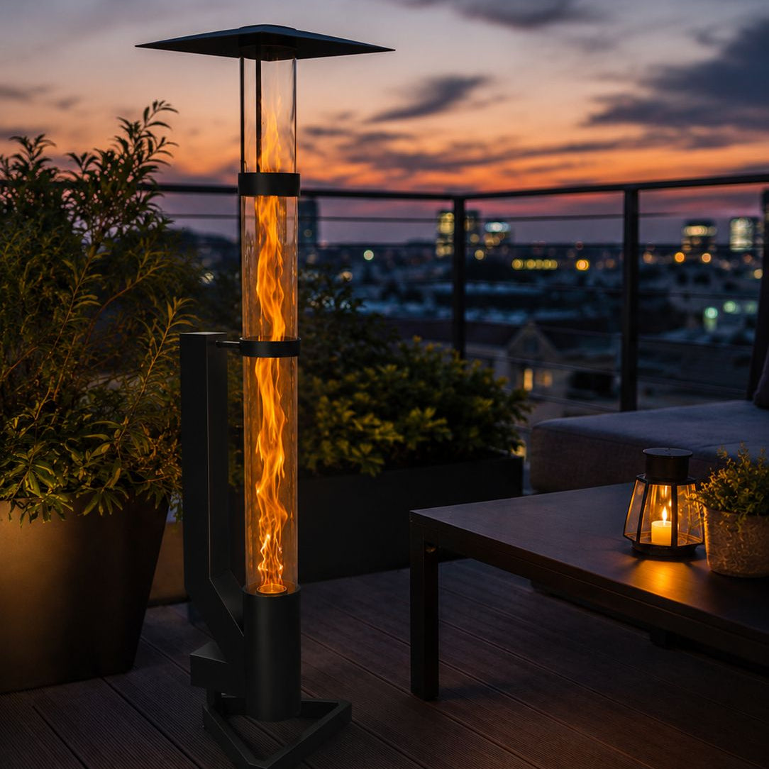 Pellet Fackel für Terrasse, Balkon und Garten